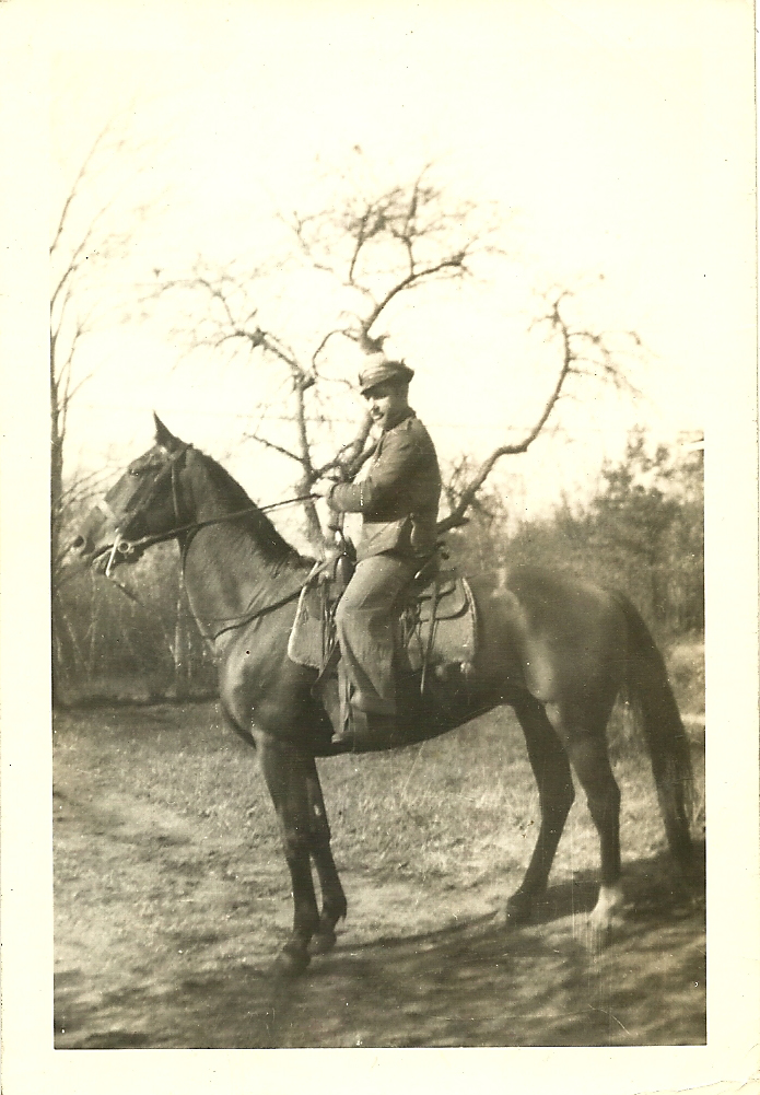 [Man on horseback]