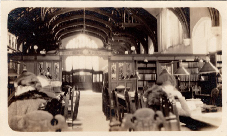 [Snapshot of library interior]